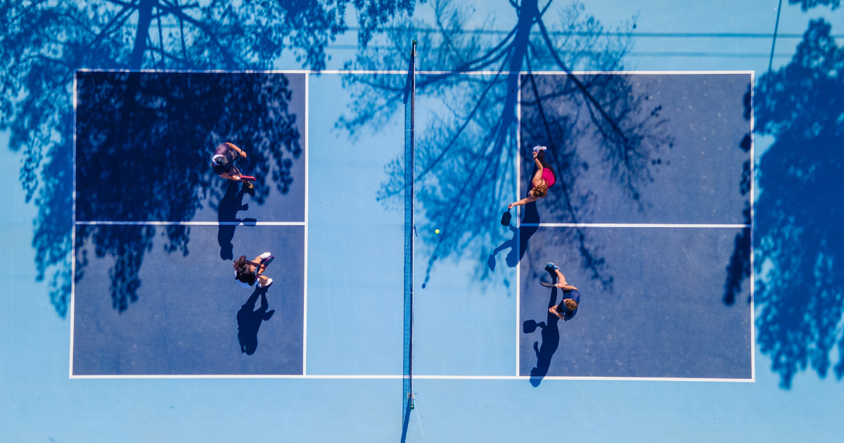 Pickleball Court Aerial pickleball-fastest-growing-sport-in-USA