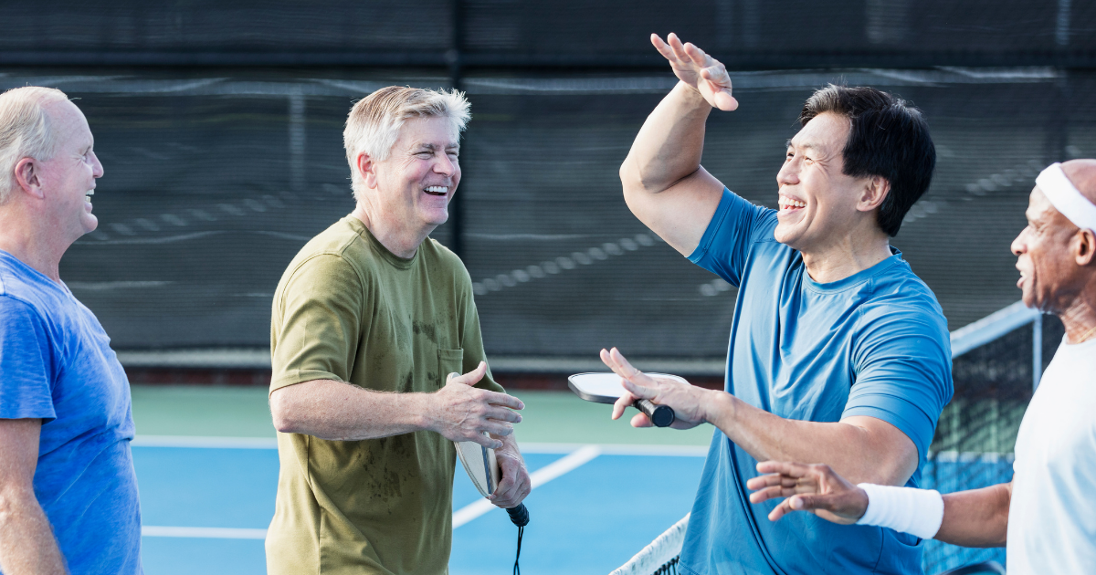 Pickleball Dink Club – Senior Mens Doubles High 5 pickleball-for-tennis-players