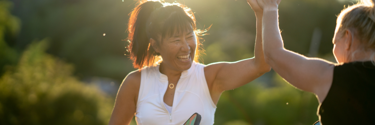 Pickleball for Tennis Players Over 40 (1) high-five-pickleball-for-tennis-players