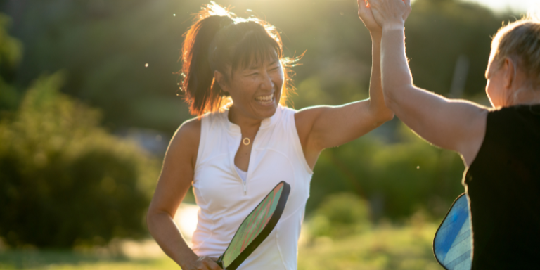 high-five-pickleball-players-over-40